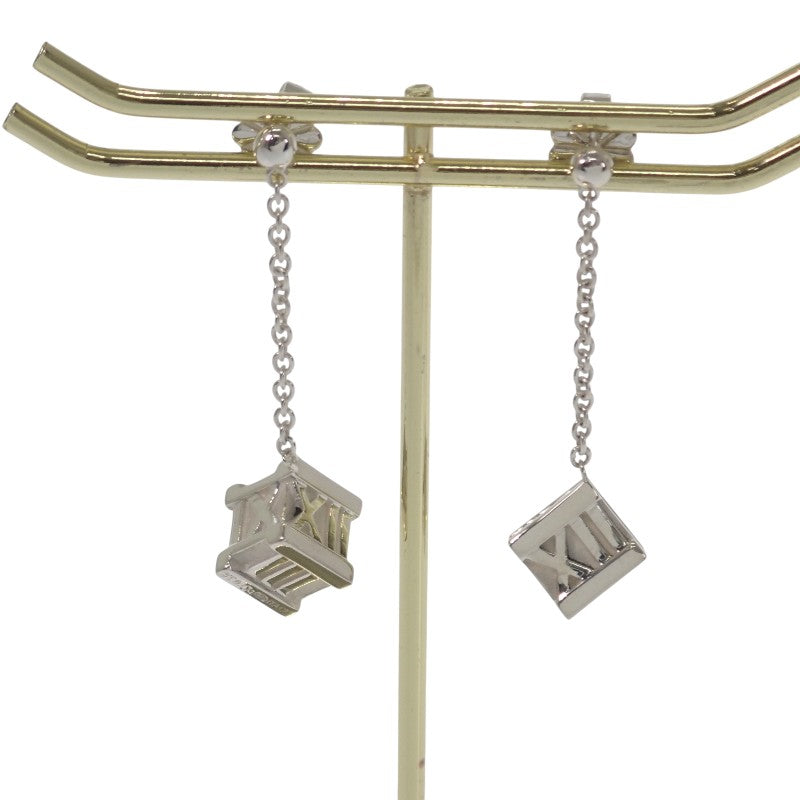 ティファニー TIFFANY&Co. アトラス キューブ ドロップ ピアス シルバー925 レディース【中古】【ABランク】