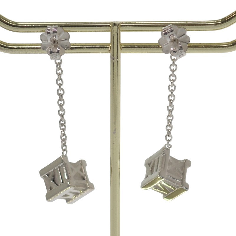 ティファニー TIFFANY&Co. アトラス キューブ ドロップ ピアス シルバー925 レディース【中古】【ABランク】