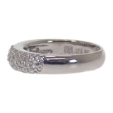 ポンテヴェキオ Ponte Vecchio ピッコリーニ エテルノ ハーフエタニティ 3号 リング K18ホワイトゴールド ラテ ダイヤモンド レディース【中古】【Aランク】