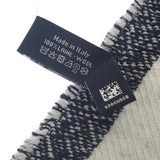 シャネル CHANEL ココマークフリンジ AAA357_B17743 マフラー ウール ブラック ホワイト レディース【中古】【Aランク】