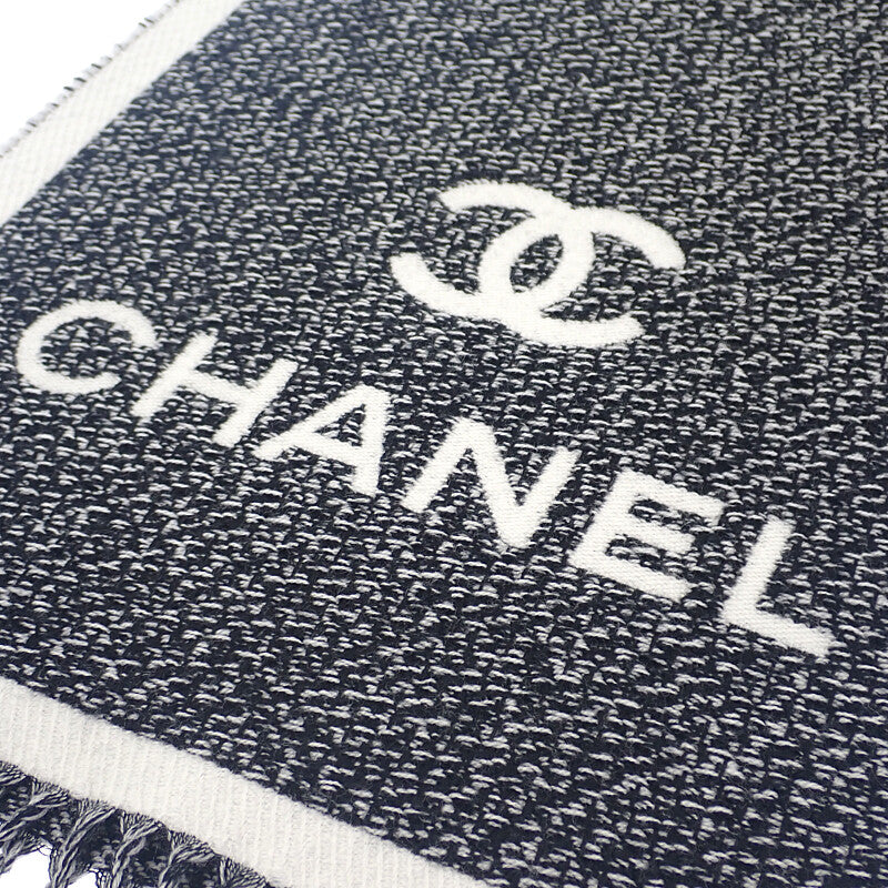 シャネル CHANEL ココマークフリンジ AAA357_B17743 マフラー ウール