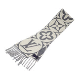 ルイヴィトン LOUIS VUITTON LVメダリオン M92857 マフラー ウール グリクレール メンズ レディース【中古】【Aランク】