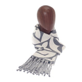 ルイヴィトン LOUIS VUITTON LVメダリオン M92857 マフラー ウール グリクレール メンズ レディース【中古】【Aランク】