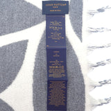 ルイヴィトン LOUIS VUITTON LVメダリオン M92857 マフラー ウール グリクレール メンズ レディース【中古】【Aランク】