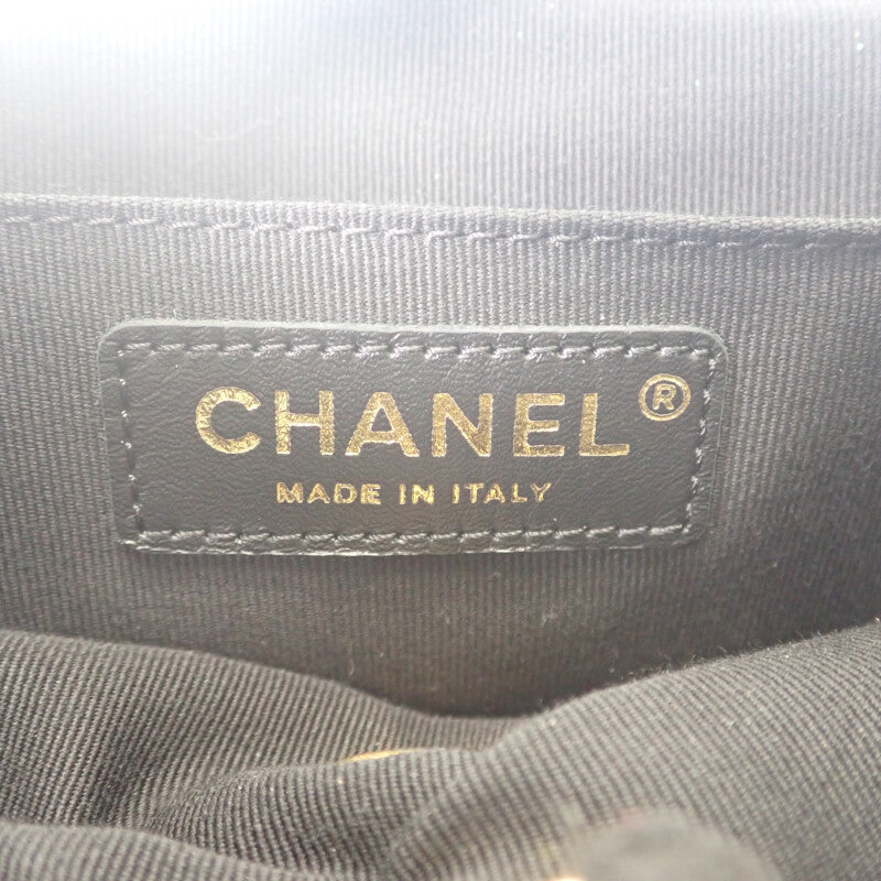 シャネル CHANEL ココマーク バックパック ツイード ランダムプレート AS3615 リュック・デイパック ウール ホワイト ゴールド金具 レディース【中古】【Aランク】