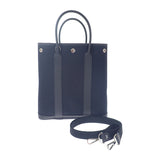 エルメス HERMES ガーデンファイルPM 080141CK 2WAYバッグ トートバッグ ネゴンダ トワルミリタリー ブラック レディース【中古】【Aランク】