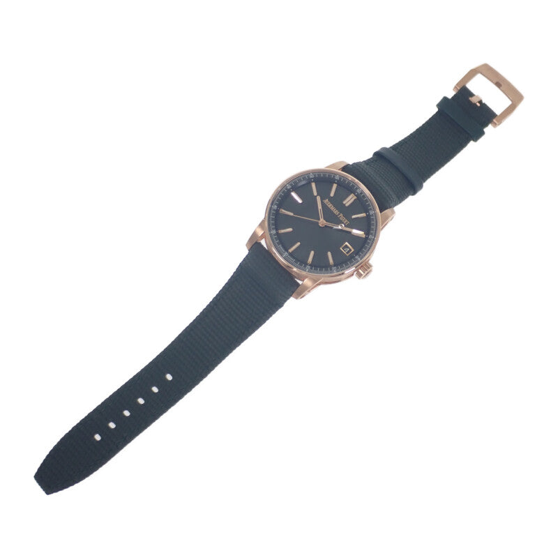 オーデマ・ピゲ AUDEMARS PIGUET CODE 11.59 15210OR.OO.A056KB.01 腕時計 K18ピンクゴールド 自動巻き グリーン文字盤 メンズ【中古】【Aランク】