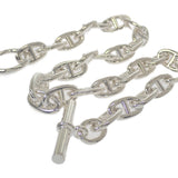 エルメス HERMES シェーヌダンクルGM H101263B-00 ネックレス シルバー925 メンズ レディース【中古】【Aランク】