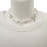 エルメス HERMES シェーヌダンクルGM H101263B-00 ネックレス シルバー925 メンズ レディース【中古】【Aランク】