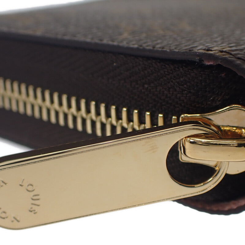 ルイヴィトン LOUIS VUITTON ジッピー・ウォレット ラウンド財布 M41894 長財布 モノグラムキャンバス ローズ・バレリーヌ ゴールド金具 レディース メンズ【中古】【Sランク】