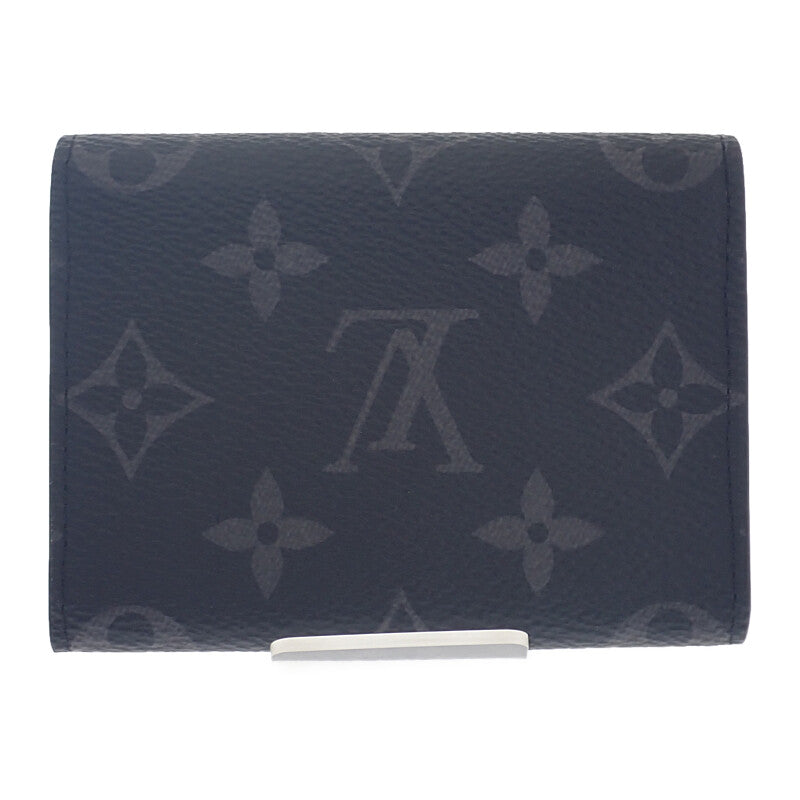 ルイヴィトン LOUIS VUITTON アンヴェロップ カルト・ドゥヴィジット 名刺入れ M12874 カードケース エクリプス ブラック メンズ レディース【中古】【Sランク】
