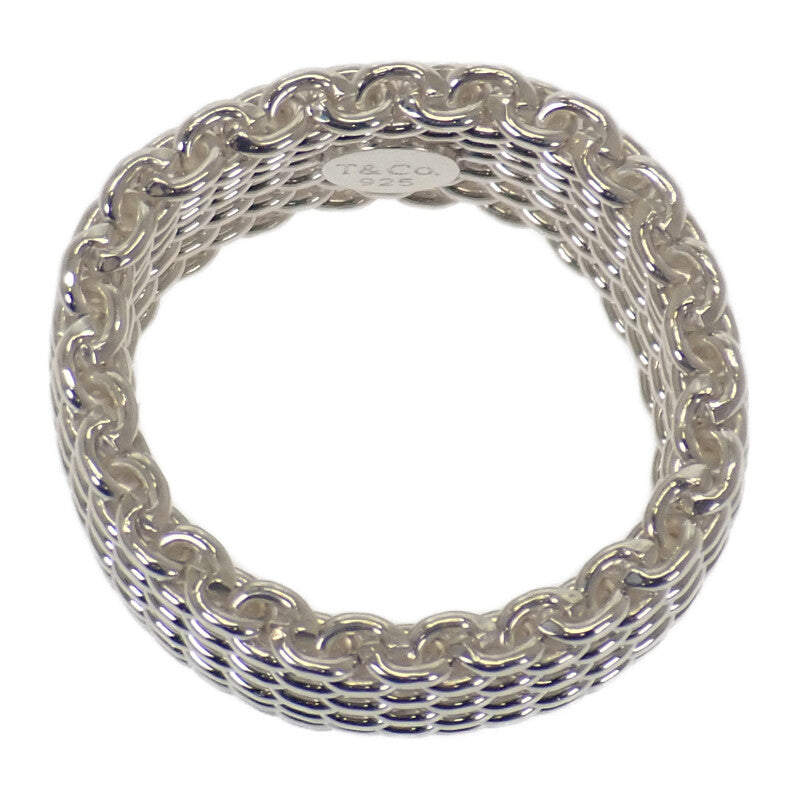 ティファニー TIFFANY&Co. サマセット メッシュ 17号 リング シルバー925 レディース メンズ【中古】【Aランク】
