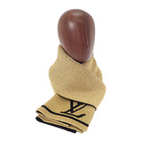 ルイヴィトン LOUIS VUITTON エシャルプグリッター M76167 マフラー ウール レーヨン ゴールド レディース メンズ【中古】【Aランク】