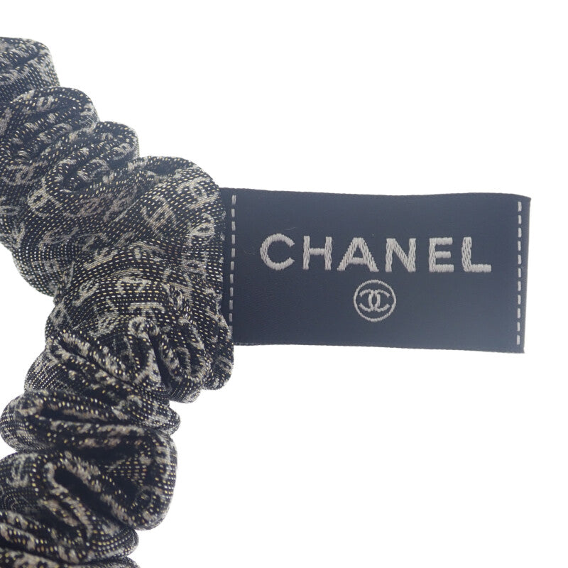シャネル CHANEL メティエダール コレクション リボン シュシュ AAB193B21142U2103 ヘアアクセサリー シルク ミックスファイバー×メタリックファイバー ブラック＆エクリュ レディース【中古】【Aランク】