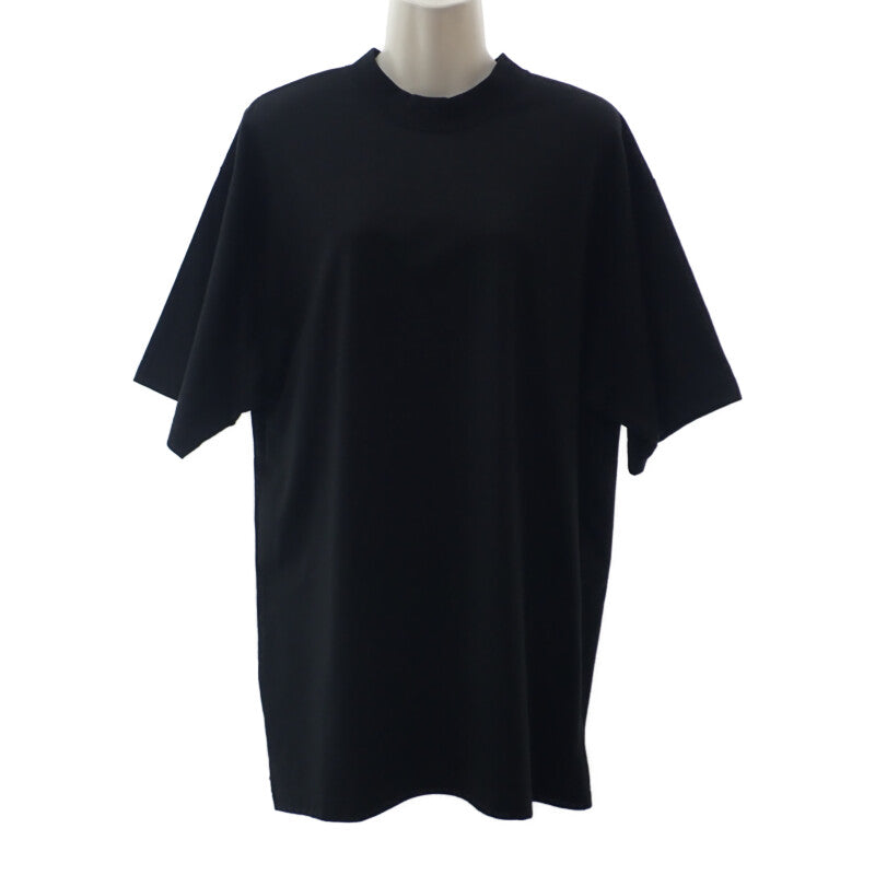 バレンシアガ BALENCIAGA BB PARIS ICON S 739784-TOVU8-1055 半袖Tシャツ コットン ブラック メンズ レディース【中古】【Aランク】