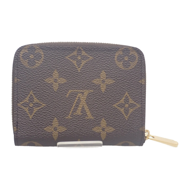 ルイヴィトン LOUIS VUITTON ジッピー コインパース M60067 コインケース モノグラムキャンバス ブラウン ゴールド金具 レディース メンズ【中古】【SAランク】