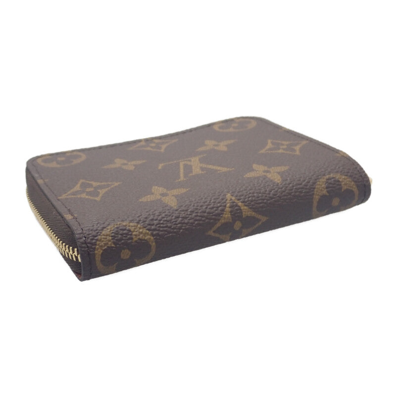 ルイヴィトン LOUIS VUITTON ジッピー コインパース M60067 コインケース モノグラムキャンバス ブラウン ゴールド金具 レディース メンズ【中古】【SAランク】