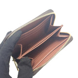ルイヴィトン LOUIS VUITTON ジッピー コインパース M60067 コインケース モノグラムキャンバス ブラウン ゴールド金具 レディース メンズ【中古】【SAランク】