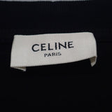 セリーヌ CELINE トリオンフ ロングスリーブ XXL RX017507Z.38AW 長袖Ｔシャツ コットン ブラック メンズ【中古】【ABランク】