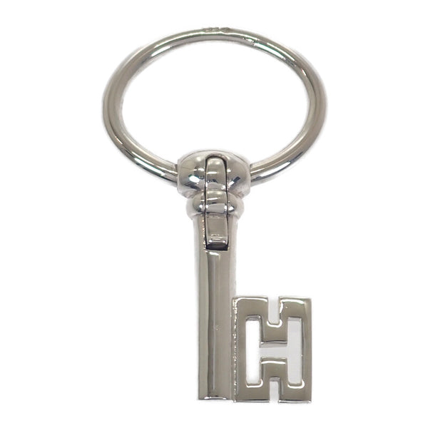 エルメス HERMES キュリオジテ クレ アッシュ ヴィンテージ バッグチャーム パラジウムメッキ シルバー レディース メンズ【中古】【ABランク】