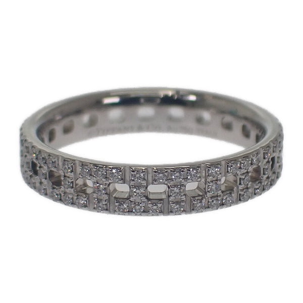 ティファニー TIFFANY&Co. トゥルーナロー 8号 67456890 リング K18ホワイトゴールド ダイヤモンド レディース【中古】【Aランク】