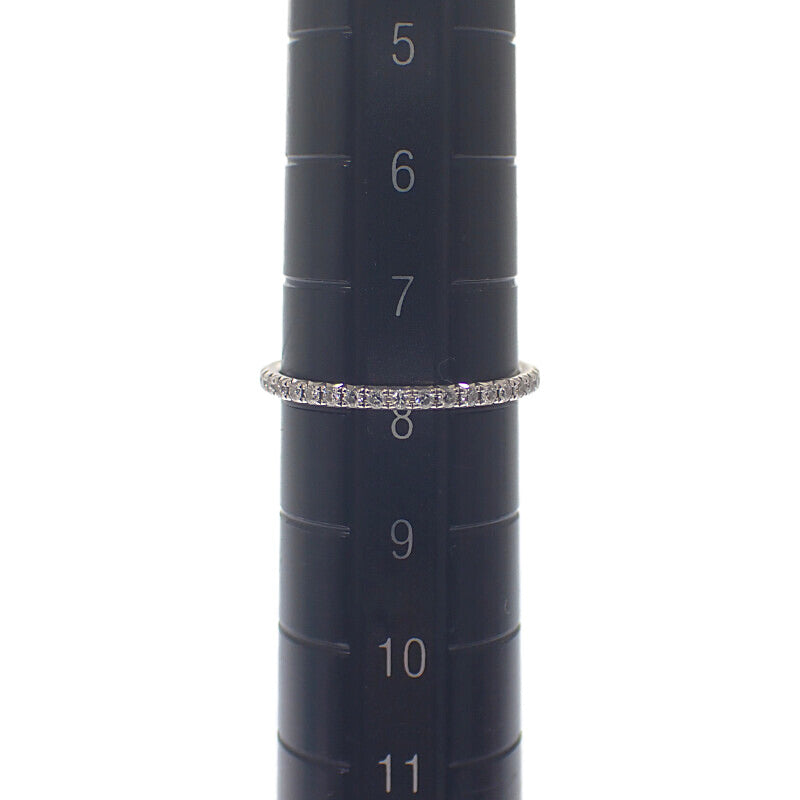 ティファニー TIFFANY&Co. メトロ フルサークル 8号 リング K18ホワイトゴールド ダイヤモンド レディース【中古】【Aランク】