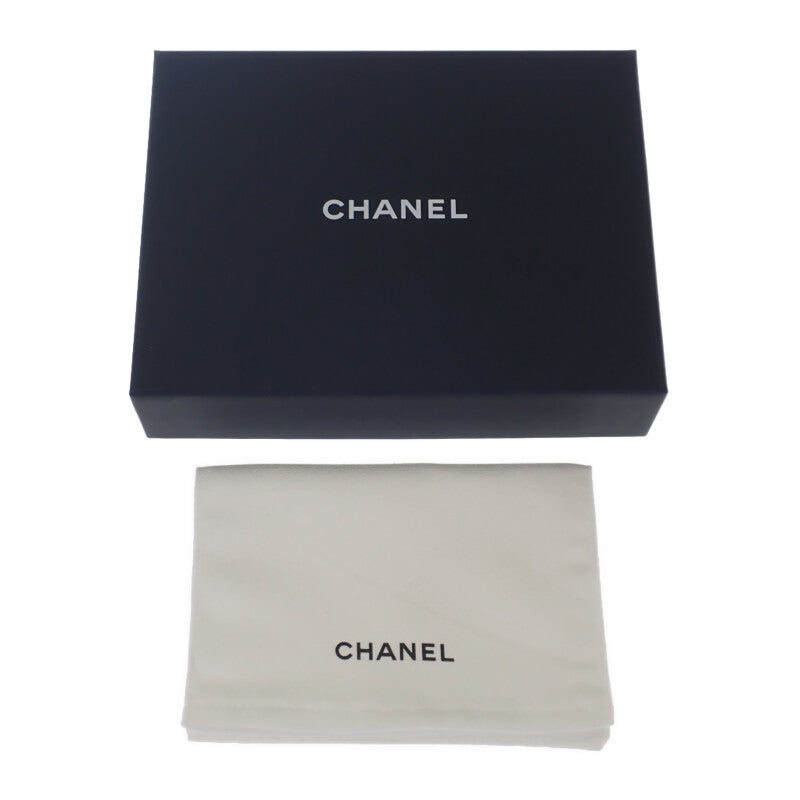 シャネル CHANEL クラシックジップ ココマーク マトラッセ AP2570_B10583_C3906 カードケース キャビアスキン ブラック ゴールド金具 レディース【中古】【ABランク】