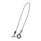 エルメス HERMES メリ・メロ H077291FP01 ネックレス メタル バッファローホーン スウィフトレザー シルバー メンズ レディース【中古】【Aランク】