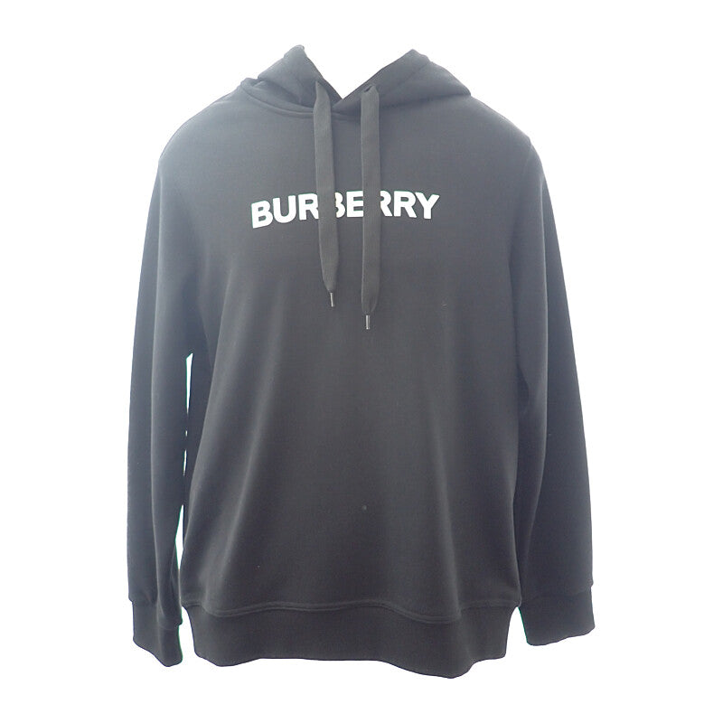 バーバリー BURBERRY ロゴ 8055318 パーカー コットン ブラック メンズ レディース【中古】【Aランク】