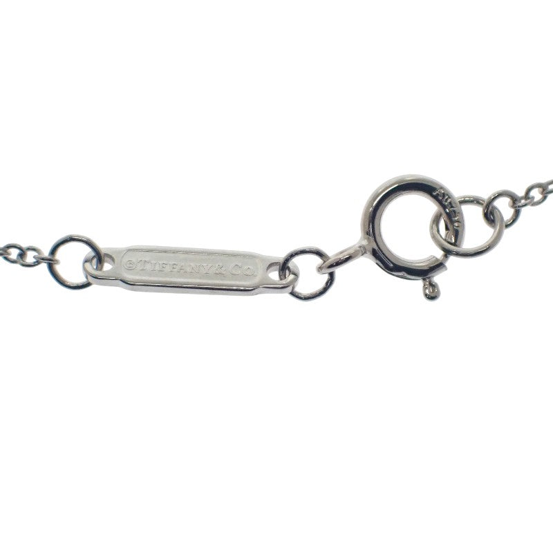 TIFFANY&Co. T Diamond Pendant 63843121 Necklace K18 White Gold Diamond Baguette Diamond Ladies [Used] [A Rank]