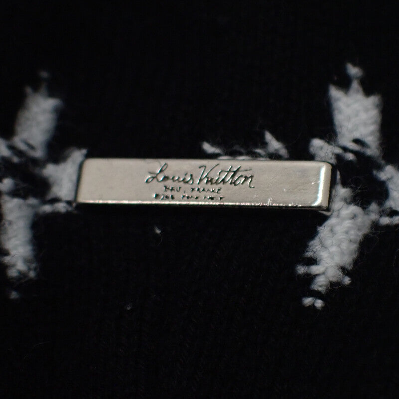 ルイヴィトン LOUIS VUITTON モノグラムデグラデクルーネック L 1A8FM1 スウェット コットン ブラック メンズ【中古】【ABランク】