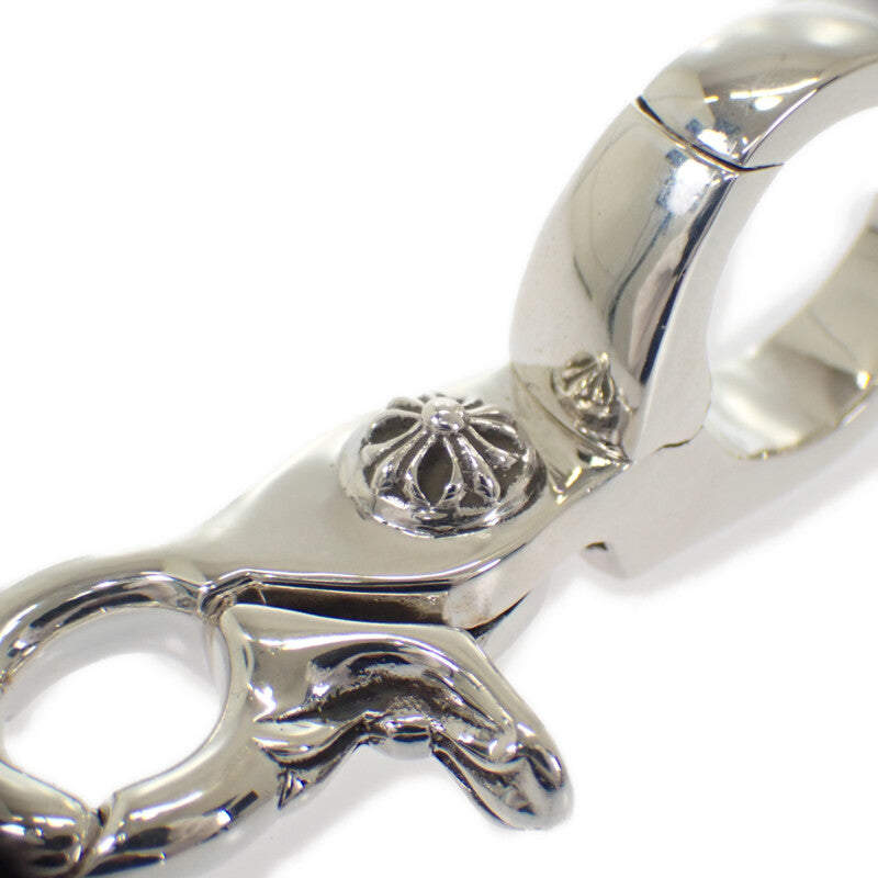 クロムハーツ CHROME HEARTS クイッククリップ クロスボール 1997 2984-304-6600-9100 キーホルダー シルバー925 メンズ【中古】【Aランク】