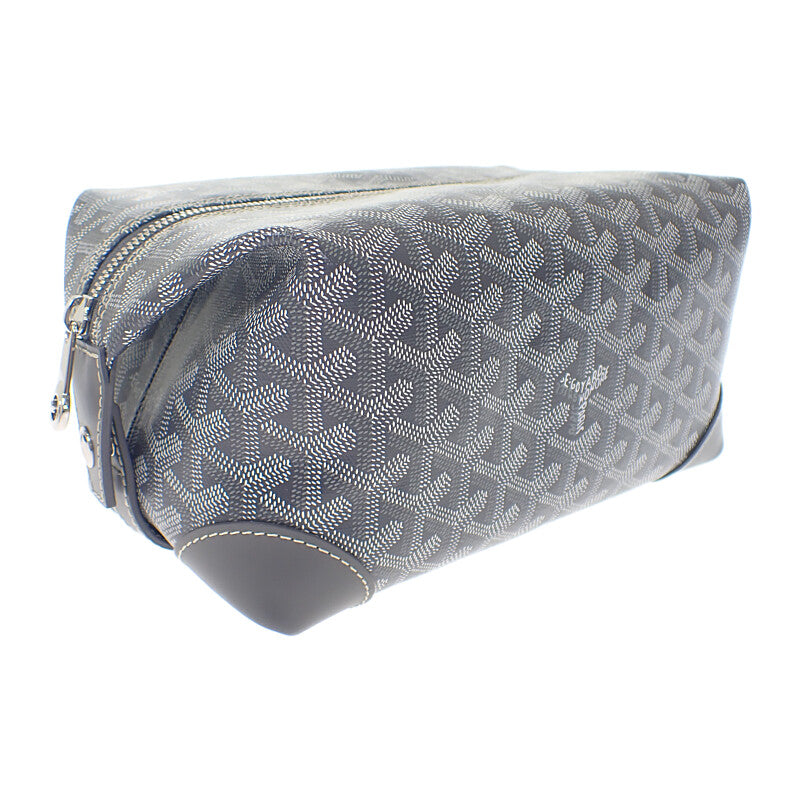 ゴヤール GOYARD ボウリング25トイレタリー BOWLIN025TY51CL51P ハンドバッグ PVC グレー シルバー金具 メンズ レディース【中古】【Sランク】