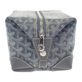 ゴヤール GOYARD ボウリング25トイレタリー BOWLIN025TY51CL51P ハンドバッグ PVC グレー シルバー金具 メンズ レディース【中古】【Sランク】