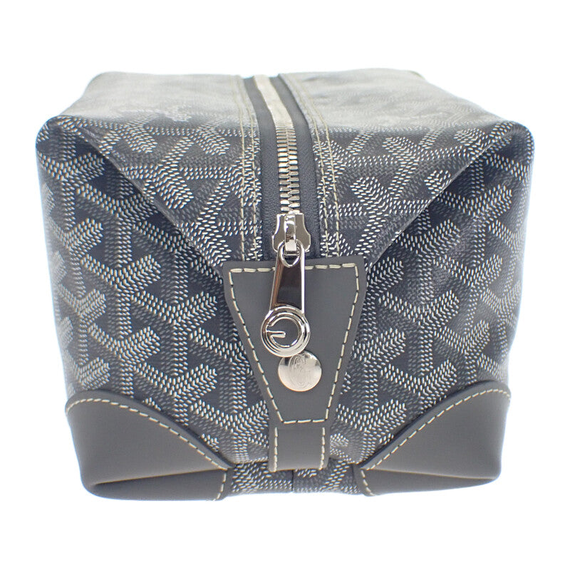 ゴヤール GOYARD ボウリング25トイレタリー BOWLIN025TY51CL51P ハンドバッグ PVC グレー シルバー金具 メンズ レディース【中古】【Sランク】