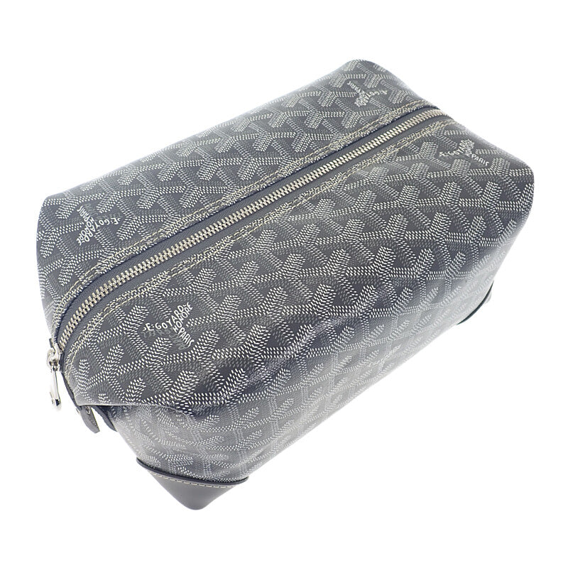 ゴヤール GOYARD ボウリング25トイレタリー BOWLIN025TY51CL51P ハンドバッグ PVC グレー シルバー金具 メンズ レディース【中古】【Sランク】