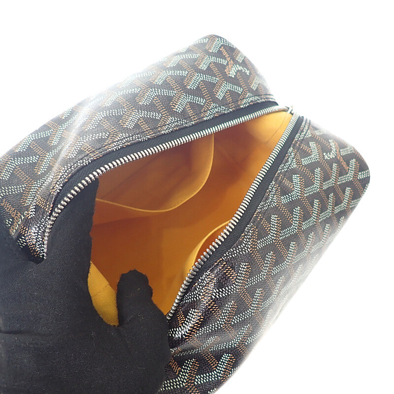 ゴヤール GOYARD ボウリング25トイレタリー BOWLIN025TY51CL51P ハンドバッグ PVC グレー シルバー金具 メンズ レディース【中古】【Sランク】