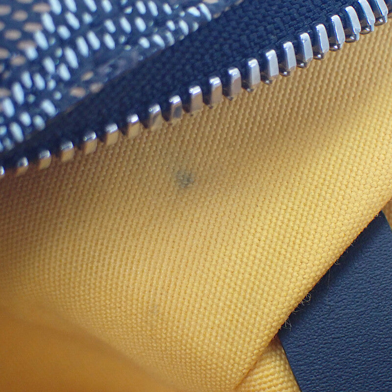 ゴヤール GOYARD ボウリング25トイレタリー BOWLIN025TY01CL01P ハンドバッグ PVC ブラック シルバー金具 メンズ レディース【中古】【Aランク】