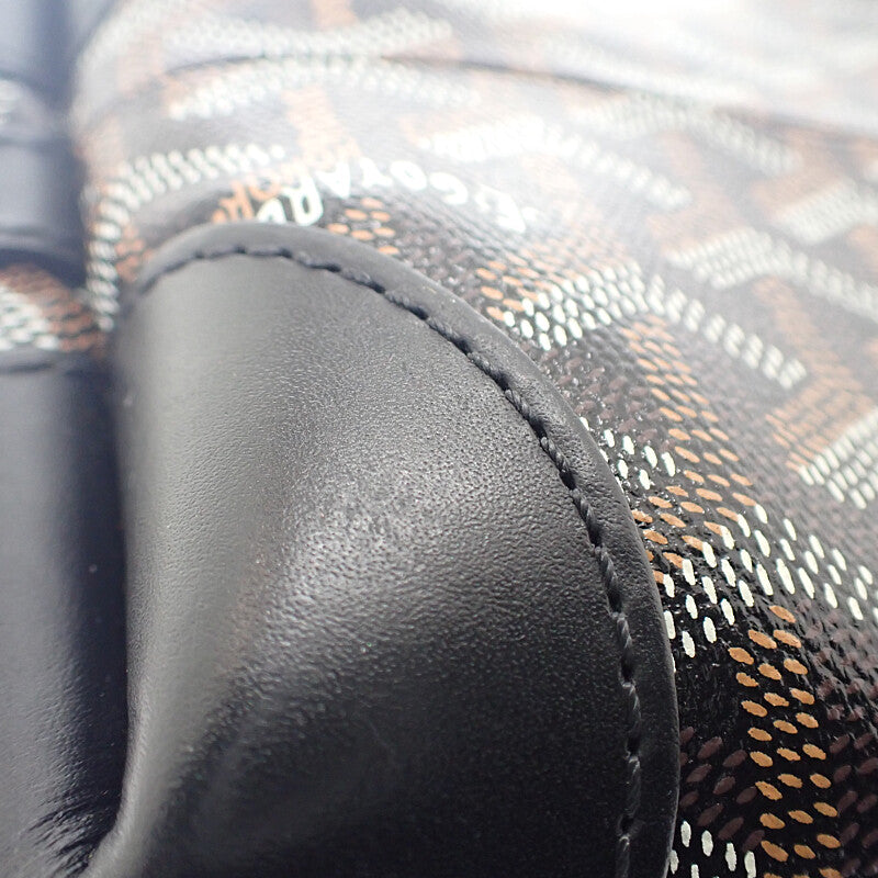 ゴヤール GOYARD ボウリング25トイレタリー BOWLIN025TY01CL01P ハンドバッグ PVC ブラック シルバー金具 メンズ レディース【中古】【Aランク】