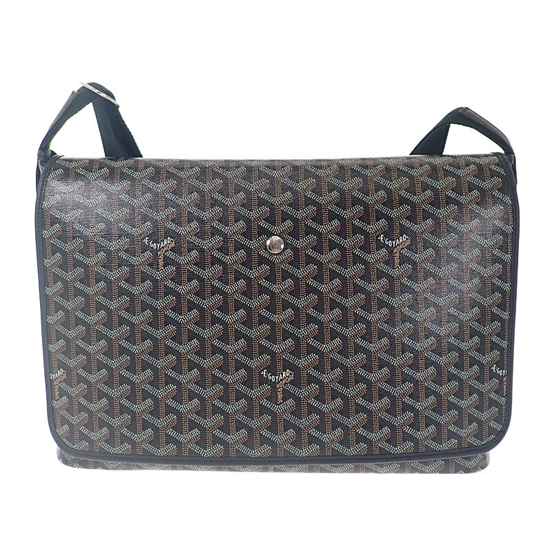 ゴヤール GOYARD カペシアンMM CAPETIMMLTY01CG01P ショルダーバッグ PVC カーフ ブラック メンズ レディース【中古】【Aランク】