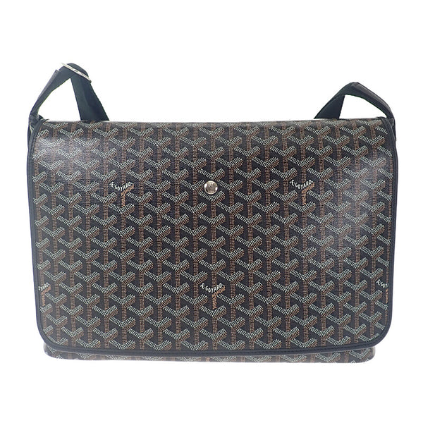 ゴヤール GOYARD カペシアンMM CAPETIMMLTY01CG01P ショルダーバッグ PVC カーフ ブラック メンズ レディース【中古】【Aランク】