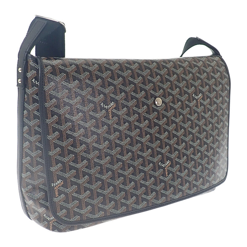 ゴヤール GOYARD カペシアンMM CAPETIMMLTY01CG01P ショルダーバッグ PVC カーフ ブラック メンズ レディース【中古】【Aランク】