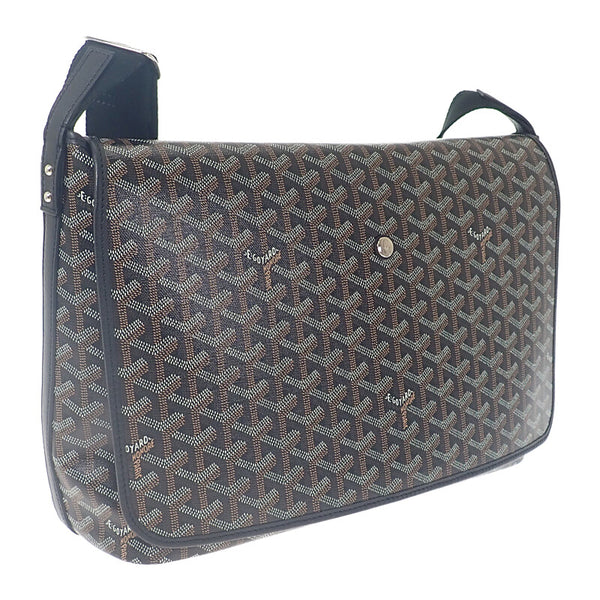 ゴヤール GOYARD カペシアンMM CAPETIMMLTY01CG01P ショルダーバッグ PVC カーフ ブラック メンズ レディース【中古】【Aランク】