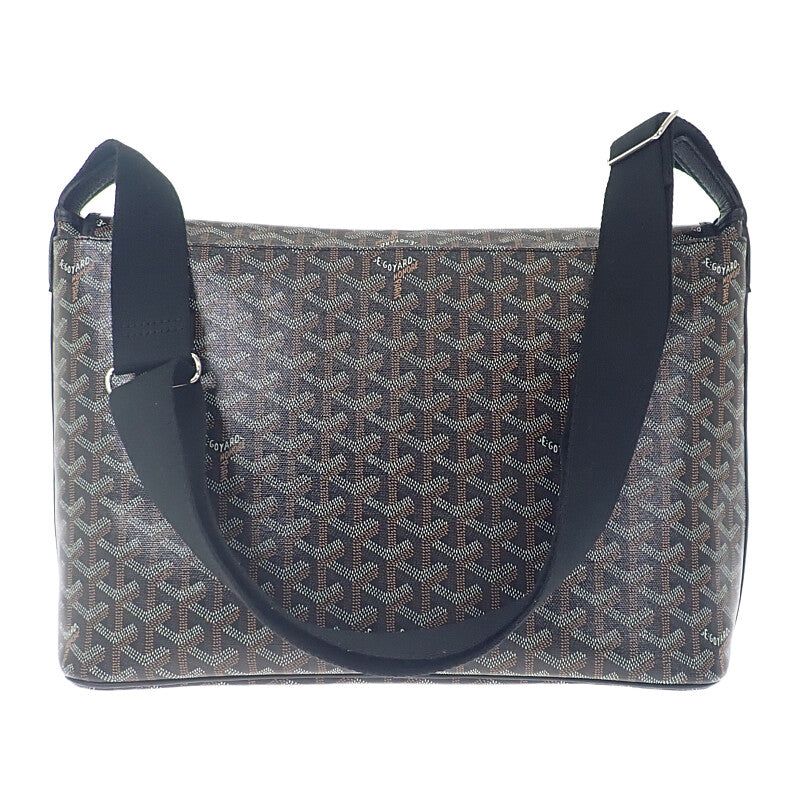 ゴヤール GOYARD カペシアンMM CAPETIMMLTY01CG01P ショルダーバッグ PVC カーフ ブラック メンズ レディース【中古】【Aランク】
