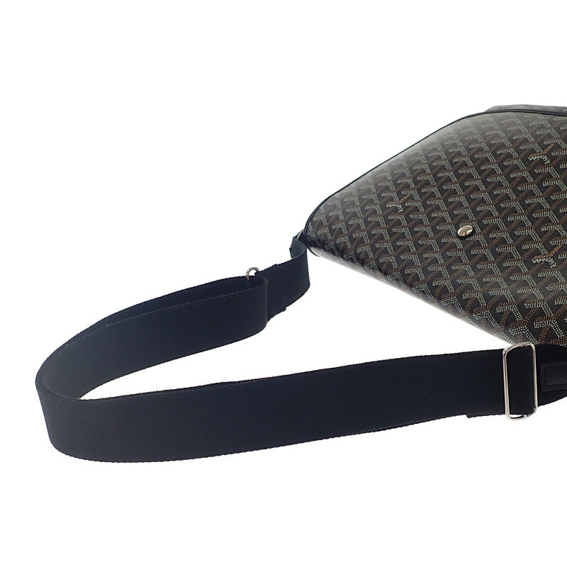 ゴヤール GOYARD カペシアンMM CAPETIMMLTY01CG01P ショルダーバッグ PVC カーフ ブラック メンズ レディース【中古】【Aランク】