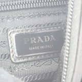 プラダ PRADA ワンショルダー バックパック 2VZ092_2DMG_F0002 ボディバッグ ショルダーバッグ レザー Re-Nylon ブラック シルバー金具 メンズ【中古】【Aランク】