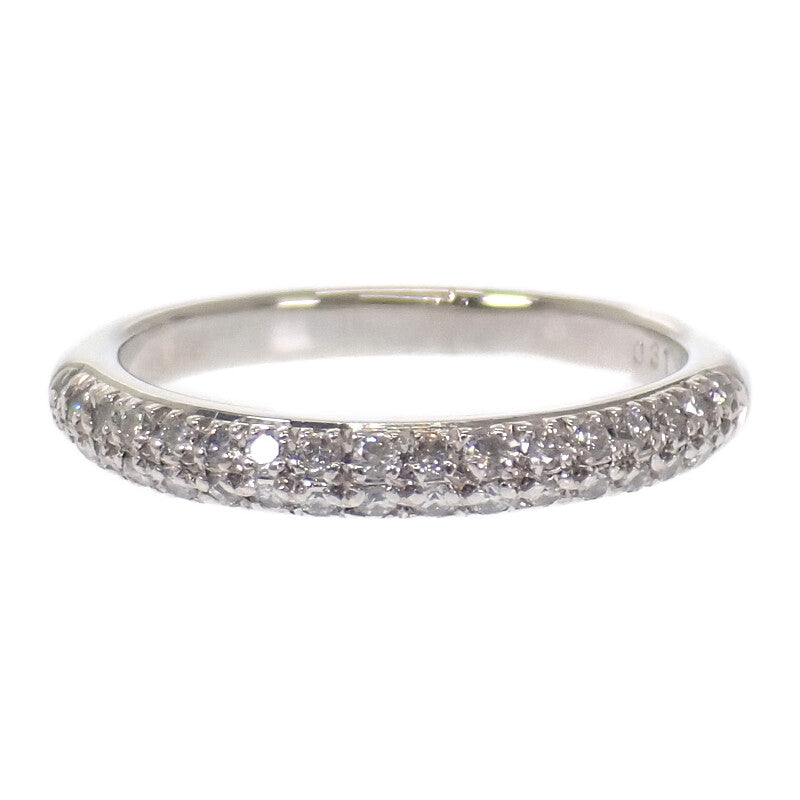スタージュエリー STAR JEWELRY パヴェダイヤ ハーフパヴェ 13号 リング Pt950プラチナ ダイヤモンド レディース【中古】【Aランク】