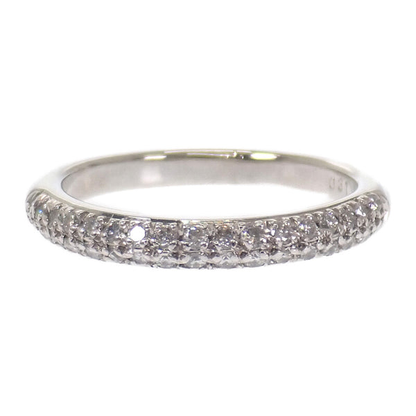 スタージュエリー STAR JEWELRY パヴェダイヤ ハーフパヴェ 13号 リング Pt950プラチナ ダイヤモンド レディース【中古】【Aランク】