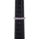 スタージュエリー STAR JEWELRY パヴェダイヤ ハーフパヴェ 13号 リング Pt950プラチナ ダイヤモンド レディース【中古】【Aランク】