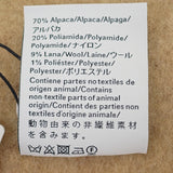 ロエベ LOEWE アルパカ F655SS1X02 マフラー ウール レザー キャメル レディース【中古】【SAランク】